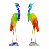 Deco Figurine Heron Multi