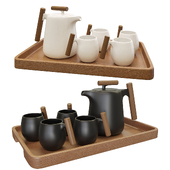 A tea set