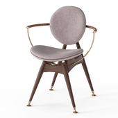 Circle dining chair with armrest OD211 by Overgaard and Dyrman by Overgaard and Dyrman
