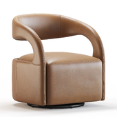Four Hands / Hawkins Swivel Chair - Sonoma Butterscotch
