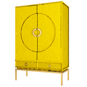 DISK Желтый шкаф в стиле ретро | KARE DESIGN