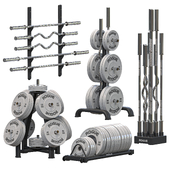 Equipment Gym Barbell Weight Plate Rack