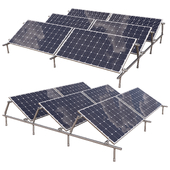 solar panel power plant