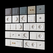 Set of sockets and switches from Schneider Electric