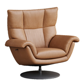 Deacon Leather Swivel Recliner armchair