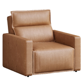 Rowland Leather High-Back Motion Recliner armchair