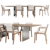 Linha Fina Table and Janet Chair