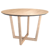 TOSHI. Round dining table made by Tohma.