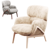 Elysia Lounge Chair Curly Sheepskin