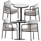 Borea Chair by Bebitalia and Briscola table by Miniforms