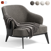 Leslie armchairs by minotti