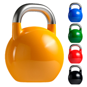 Kettlebell without inscriptions Kettlebells multi-colored