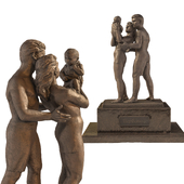 32 Sculpture of three figures