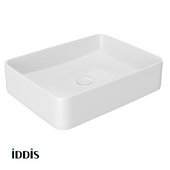OM White glossy countertop washbasin, Slide, IDDIS, SLIWS02i27