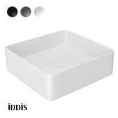 OM Countertop washbasin, white/black/graphite, Slide, IDDIS, SLIWS01i27