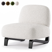 Teddy fabric lamb wool chairs