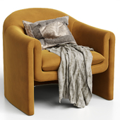 Pollman Upholstered Barrel Chair by Allmodern