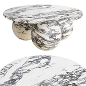 Oxley Coffee Table, Arabescato Corchia Marble by Soho Home