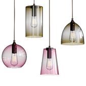 Glass Single Gradient Pendant Light