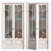 Swing doors in modern style