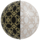 Fb639 Marble ceramic covering | 2 mat | 4k | Seamless