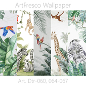 ArtFresco Wallpaper - Дизайнерские бесшовные фотообои Art. Dtr-060, 064-067 OM