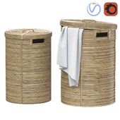 Laundry baskets Chaka Nature rattan