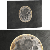 Decorative panel Moon
