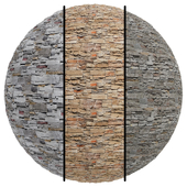 FB647 Quick Fit Faux Wall Panels stone covering | 3MAT | 4k | seamless | PBR