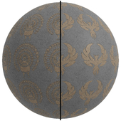 FB650 Patterned cement concrete cover | 2 Mat | PBR | Seamless