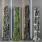 4 Tree bark and trunk vol 9 - 4k - pbr , tileable