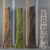 4 Tree bark and trunk vol 14 - 4k - pbr , tileable