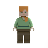 Lego Minifigure - Alex (Minecraft)