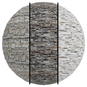 FB651 Quick Fit Faux Wall Panels stone covering | 3MAT | 4k | seamless | PBR