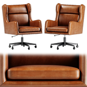 Ryder Leather Swivel Office Chair