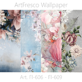 ArtFresco Wallpaper - Дизайнерские бесшовные фотообои Art. Fl-606 - Fl-609 OM
