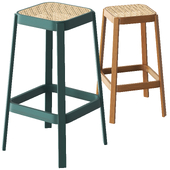 Cane Counter and Bar Stool