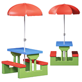 Costway 4 Seat Kids Picnic Table