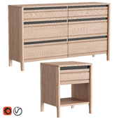 Home Office chest of drawers and bedside table by Dantone Home