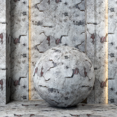 4k concrete Wall & Floor - seamless – Tileable - Pbr vol 15