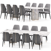 Algerone Dining Set by Luxxu