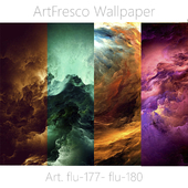 ArtFresco Wallpaper - Дизайнерские бесшовные фотообои Art. Flu-177 - Flu-180  OM