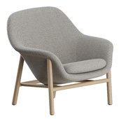 Drape Lounge Chair Wood by Normann Copenhagen