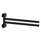 Double swivel towel holder 35 cm ARTWELLE Schwarz 7731