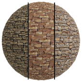 FB661 CLIFFSTONE(Eldorado stone) covering | 3MAT | 4k | seamless | PBR