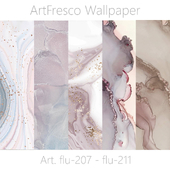 ArtFresco Wallpaper - Дизайнерские бесшовные фотообои Art. flu-207- flu-211 OM