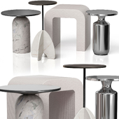 Side tables SPAZIO, MARTINI, CHEVAL POLISHED from CB2