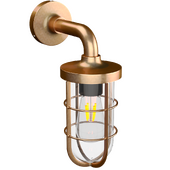 Covali WL-30517 brass wall street lamp