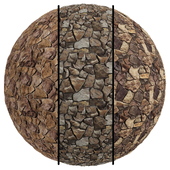 FB667 COUNTRY RUBBLE(Eldorado stone) covering | 3MAT | 4k | seamless | PBR