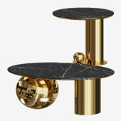 Italian minimalist modern coffee table gold
